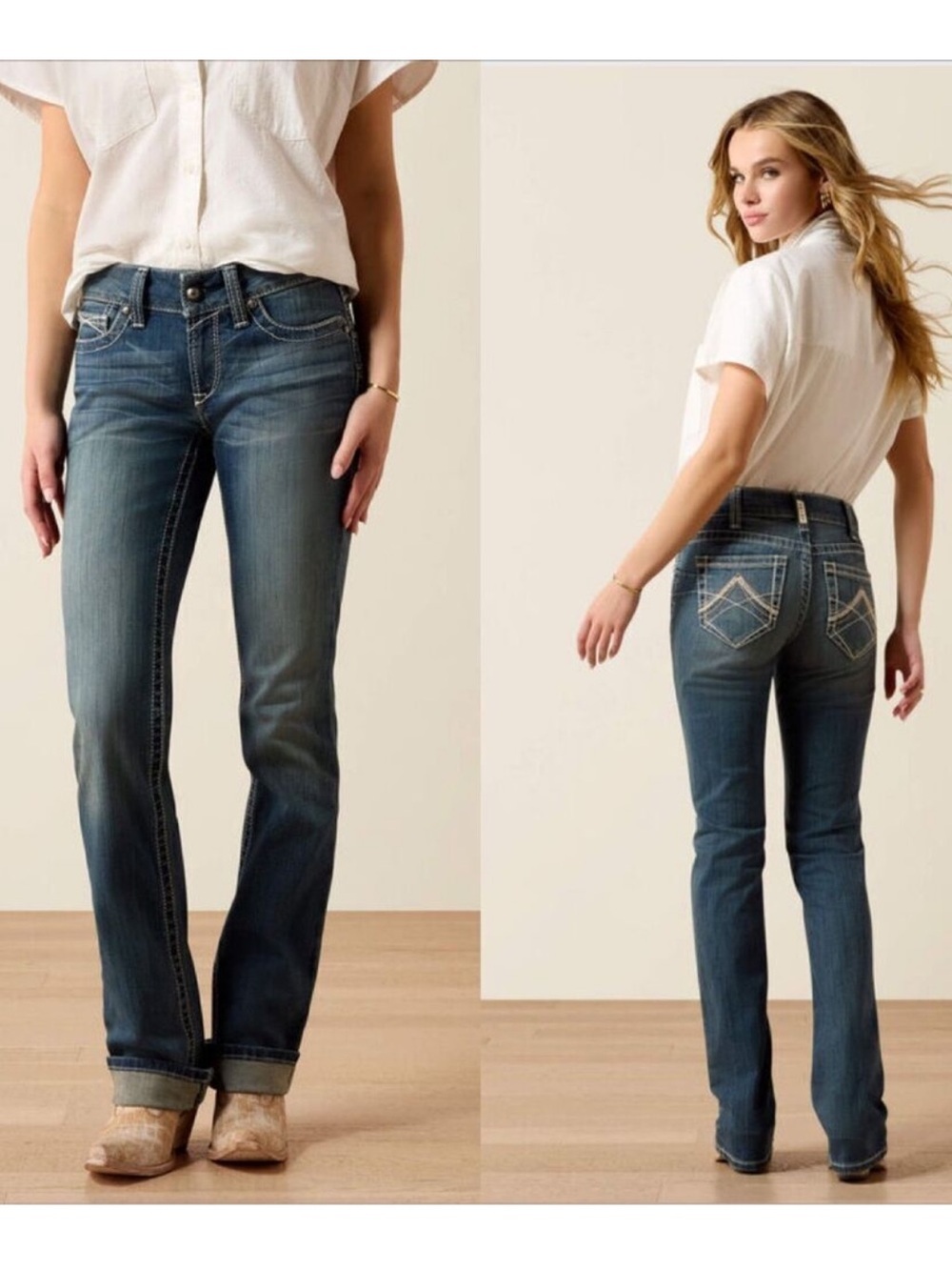 Ariat R.E.A.L. Straight Leg Jean size 29R western rodeo